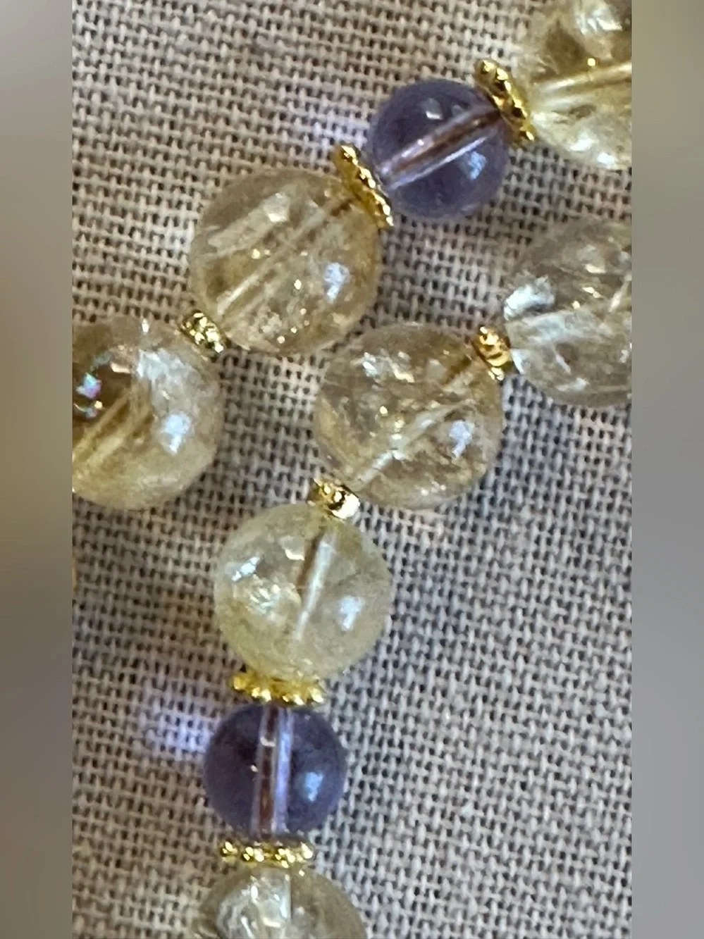 Handmade light purple